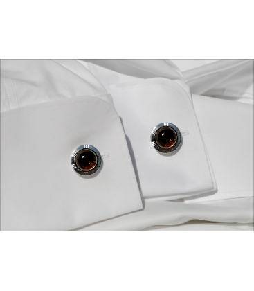 Cufflinks MOLIKA - Smokey Quartz