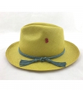 Chapeau panama Fedora jaune