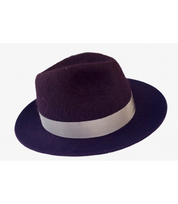 Chapeau feutre Bordeaux 